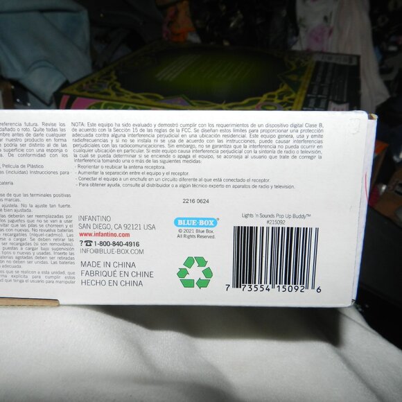 Infantino Baby Learning Fun Lights 'n Sounds Pop Up Buddy Toy BNIB🆕⌚📦🏃💨🚚 - Picture 15 of 16